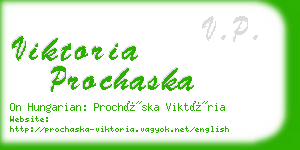 viktoria prochaska business card